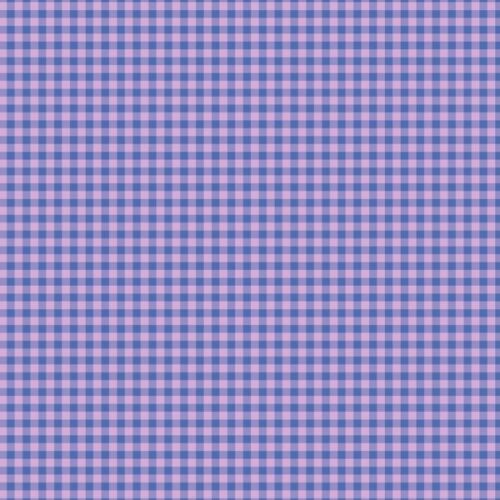 L35B Lavender and Blue Mini Gingham, Patchwork Joy by Lewis & Irene