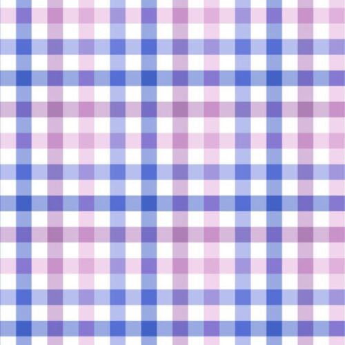 L37A Blue to Lilac Big Gingham, Patchwork Joy by Lewis & Irene