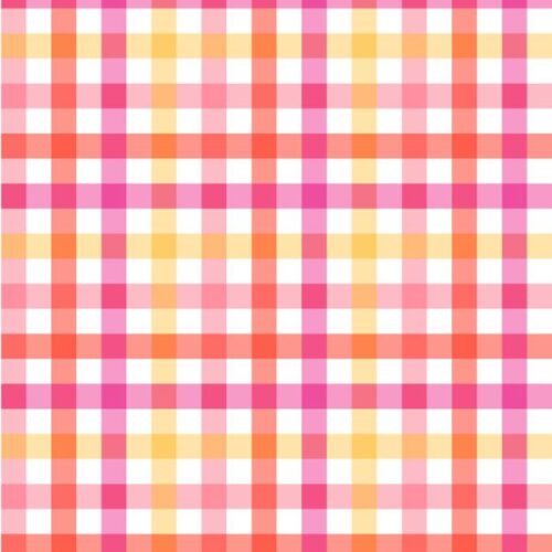 L37C Pink to Red Big Gingham, Patchwork Joy by Lewis & Irene