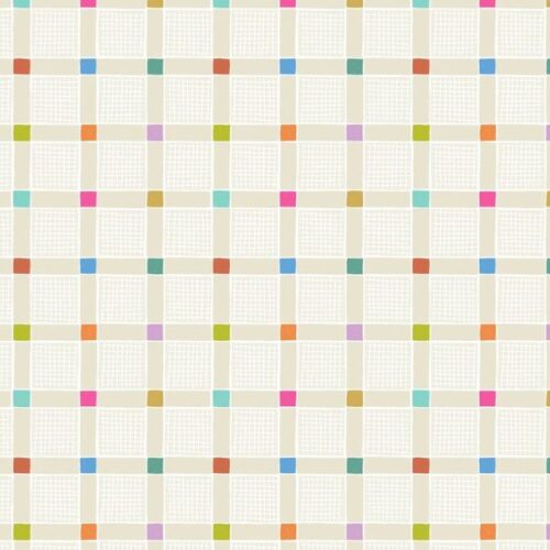 L38A Lovely Check Cream, Patchwork Joy by Lewis & Irene
