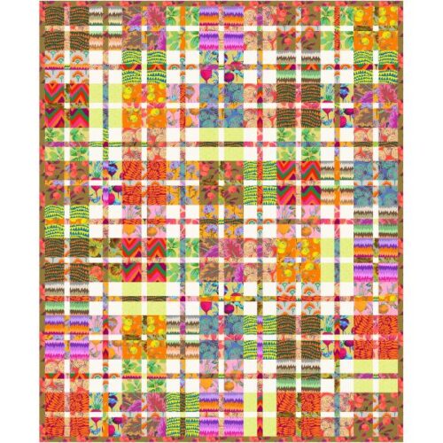 Mini Plaid-ish Warm Quilt Kit, Kaffe Fassett Collective Spring 2027
