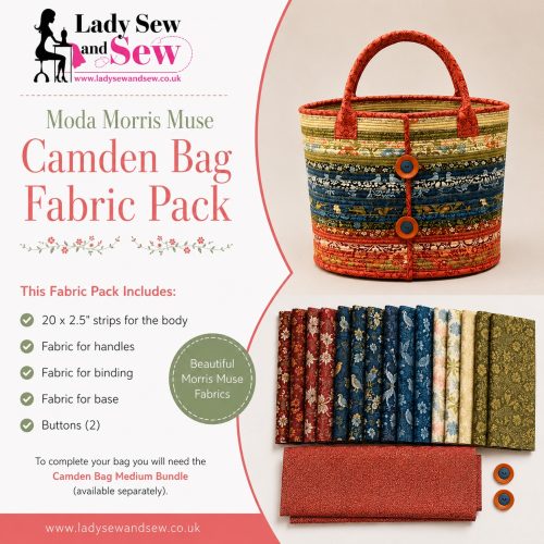 Moda Morris Muse Camden Bag Fabric Pack Leaf