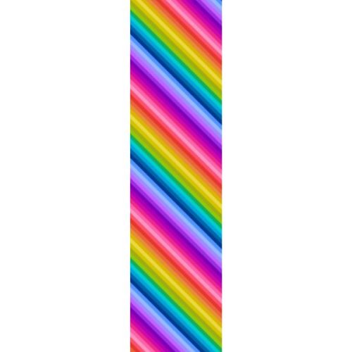 OM1B Vibrant Rainbow Diagonal Stripe, Omnifiscent Ombres by Lewis & Irene