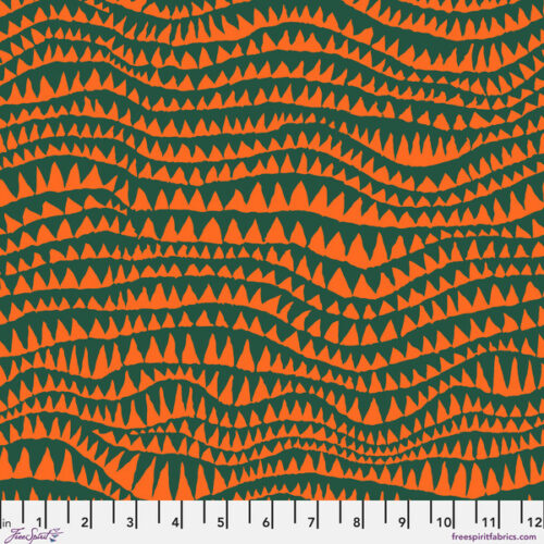 PWBM060.Emerald Sharks Teeth, Brandon Mably for Kaffe Fassett Collective