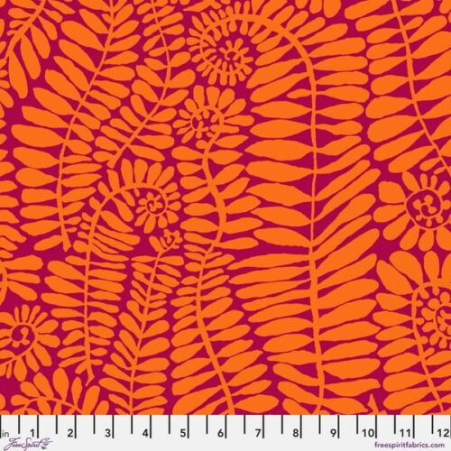PWBM085.Magenta Fronds, Brandon Mably for Kaffe Fassett Collective