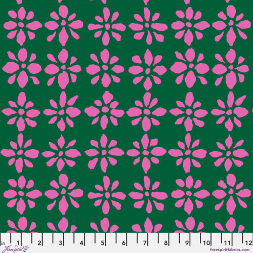 PWBM094.Emerald Snow Flower, Brandon Mably for Kaffe Fassett Collective