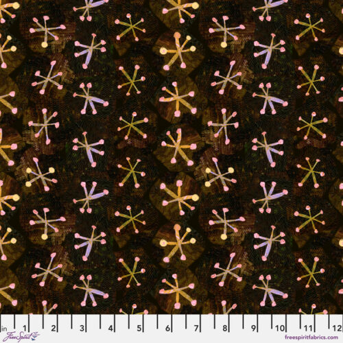 PWES052.Black Doodle Stars, Botanica by Este MacLeod