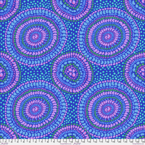 PWGP217.Blue Bean Mosaic, Kaffe Fassett for Kaffe Fassett Collective