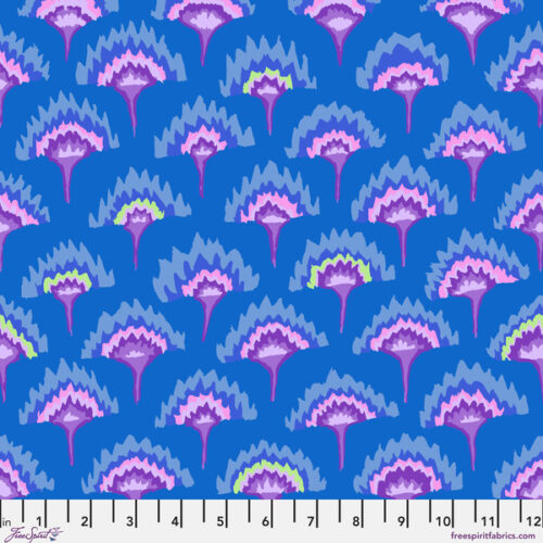 PWGP221.Blue Flame Flower, Kaffe Fassett for Kaffe Fassett Collective