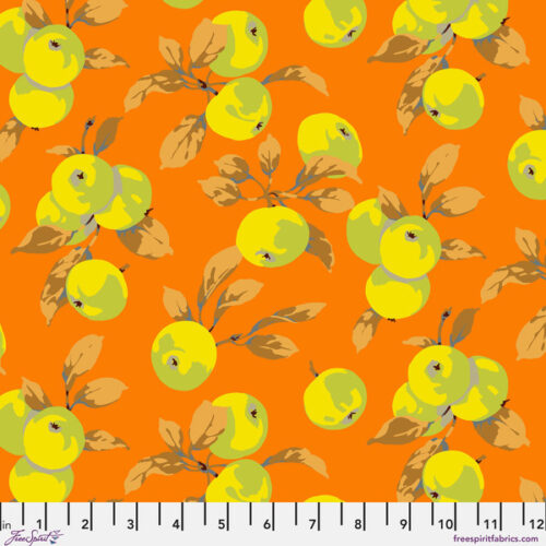 PWMD001.Orange Apples, Martha Negley for Kaffe Fassett Collective