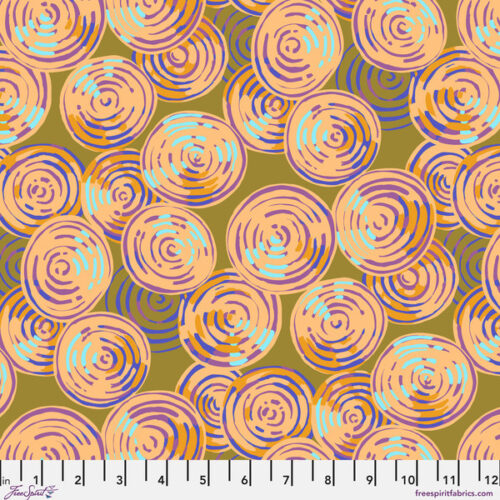 PWMD003.Gold Beet Rings, Martha Negley for Kaffe Fassett Collective