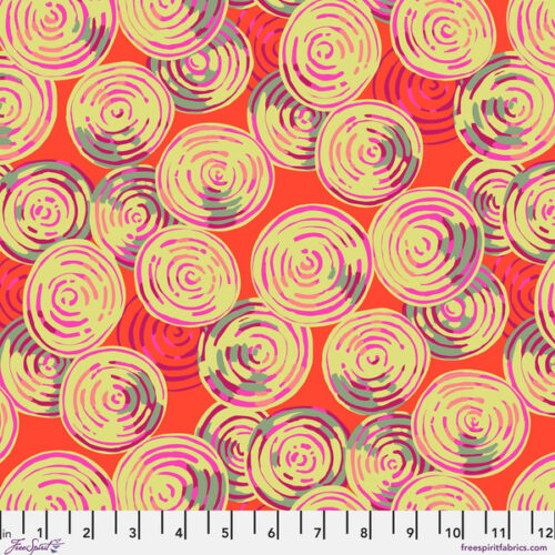 PWMD003.Red Beet Rings, Martha Negley for Kaffe Fassett Collective