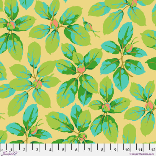 PWMD005.Yellow Rose Leaves, Martha Negley for Kaffe Fassett Collective