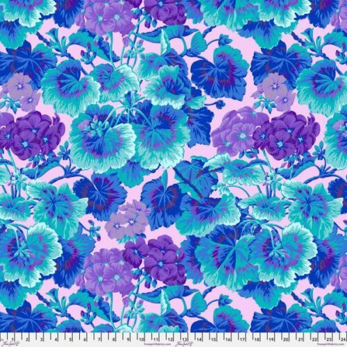 PWPJ007.Turquoise Geranium, Philip Jacobs for Kaffe Fassett Collective