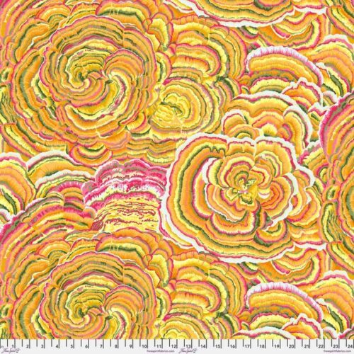 PWPJ082.Yellow Tree Fungi, Philip Jacobs for Kaffe Fassett Collective