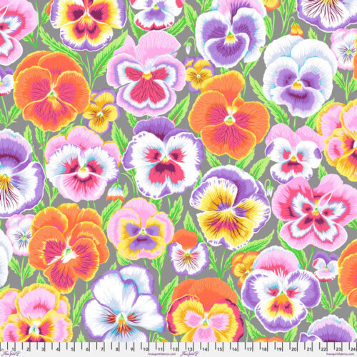 PWPJ143.Pastel Big Pansies, Philip Jacobs for Kaffe Fassett Collective