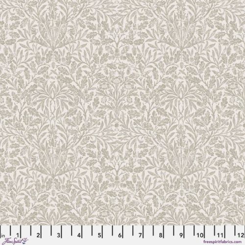 PWWM039.Linen Pure Acorn, Morden by Morris & Co.