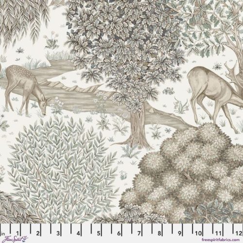 PWWM051.Linen The Brook, Morden by Morris & Co.