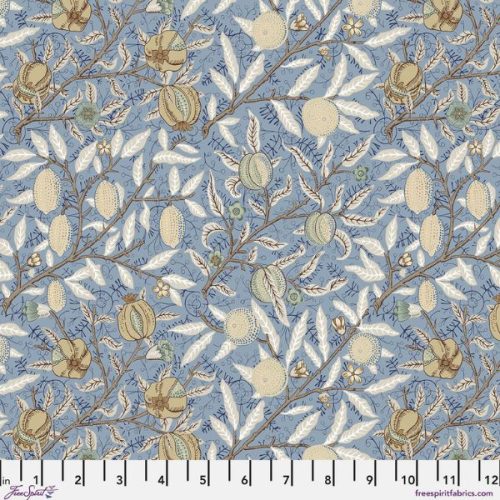 PWWM084.Blue Fruit, Morden by Morris & Co.