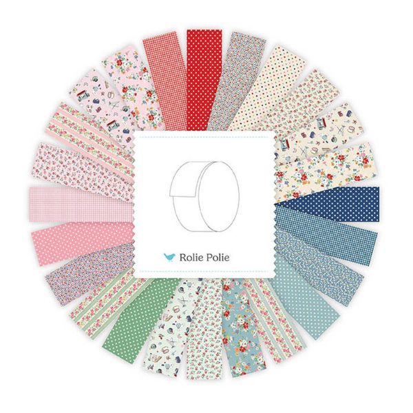 RP-18370 Cath Kidston Signature Collection 2.5in Rolie Polie (40 pieces) by Riley Blake