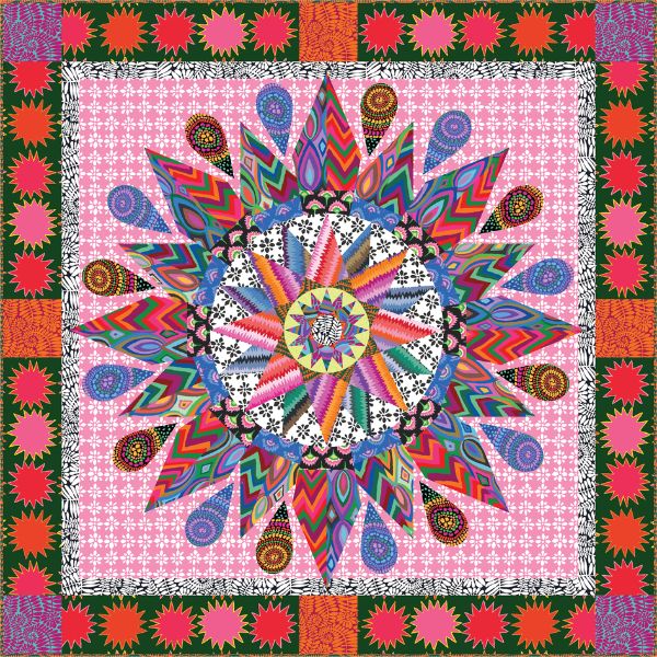 Solar Flare Quilt Kit, Kaffe Fassett Collective Spring 2027 Solar Flare Quilt Kit, Kaffe Fassett Collective Spring 2027