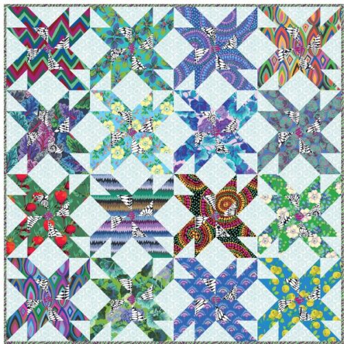 Spinning Crazy Cool Quilt Kit, Kaffe Fassett Collective Spring 2027