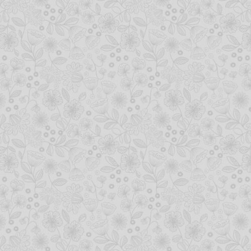 TT35C Grey on Grey Floral Garden, Tiny Tonals by Lewis & Irene