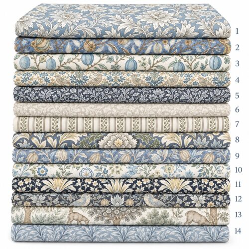 William Morris Morden Fabric Stack