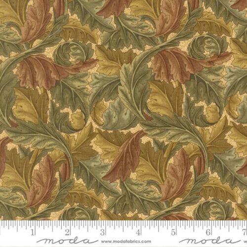 13394 11 Acanthus Blenders Parchment, Morris Melody by Barbara Brackman