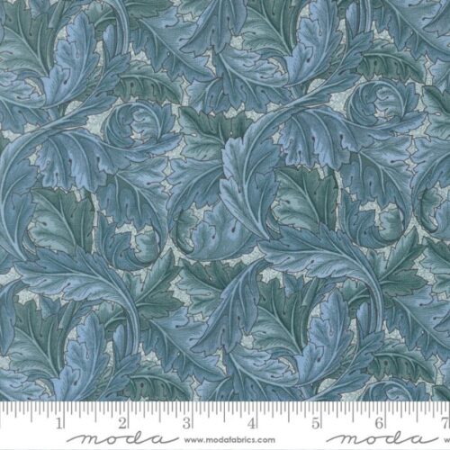 13394 13 Acanthus Blenders Sky, Morris Melody by Barbara Brackman
