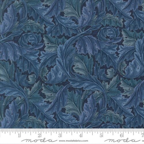 13394 14 Acanthus Blenders Twilight, Morris Melody by Barbara Brackman
