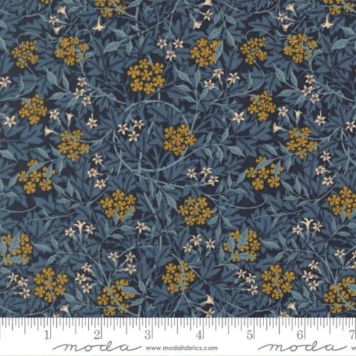 13397 12 Jasmine Florals Twilight, Morris Melody by Barbara Brackman