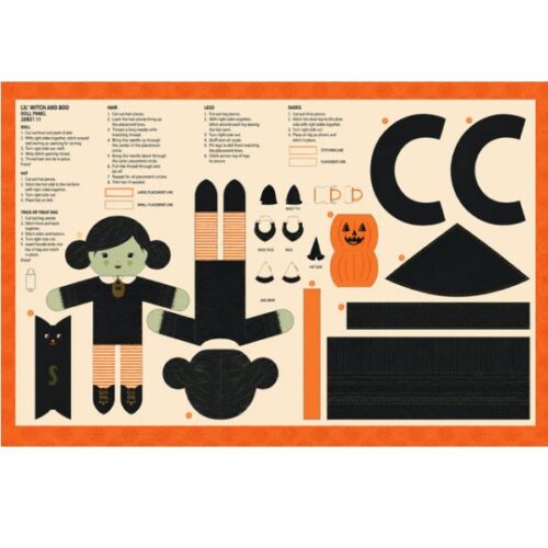 20921 11 Cut and Sew Witch Panel, Home Sweet Haunt by Stacy Iest Hsu