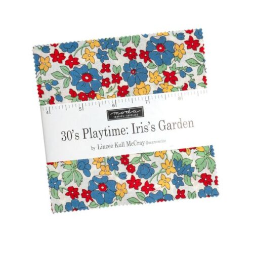 23990PP 30s Playtime Iris's Garden Charm Pack (42 pieces) by Linzee Kull McCray