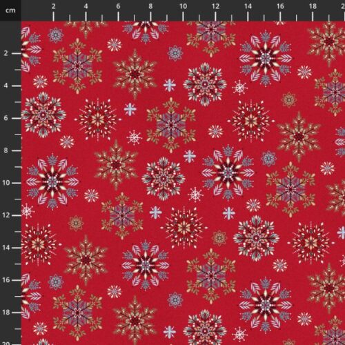 3605-89 Snowflakes, Nordic Holiday Village by Mary Jane Carey