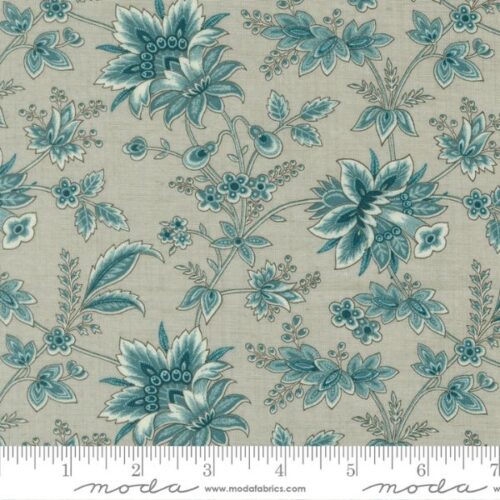 36162 12 Colombre Florals Jacobean Smoke, La Maison Bleu by French General