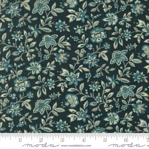 36165 15 Mouette Florals Indigo, La Maison Bleu by French General