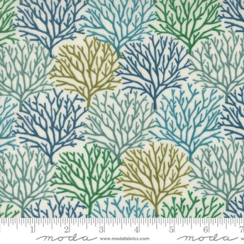 56203 11 Coastal Coral White, Seaside by Deb Strain