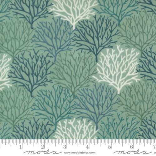 56203 13 Coastal Coral Aqua, Seaside by Deb Strain