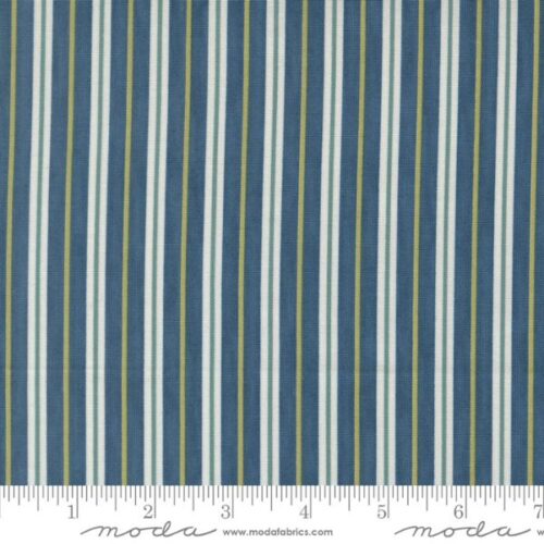 56207 17 Coastal Stripe Ocean Blue, Seaside by Deb Strain