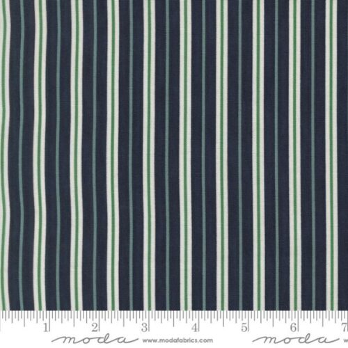 56207 19 Coastal Stripe Deep Sea, Seaside by Deb Strain
