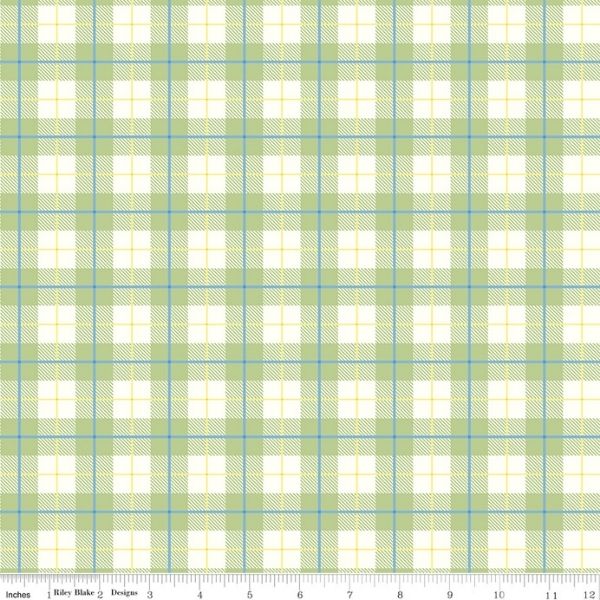 C18755-Honeydew Plaid, Peter Rabbit™ Spring by Riley Blake