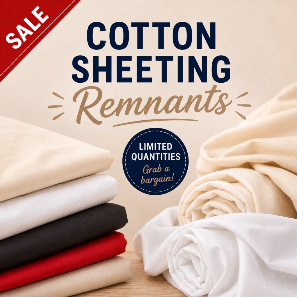 Cotton Sheeting Remnants