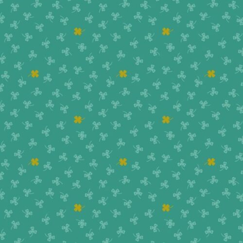 L45C Lucky Clovers on light emerald