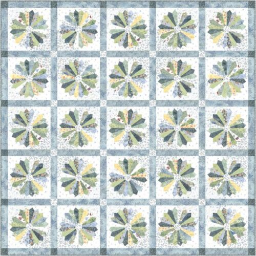 Meadow Quilt Kit 77in, Flutterby by Janet Clare