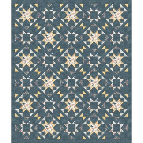 Oh Ryan Dark Quilt Kit, Flutterby by Janet Clare