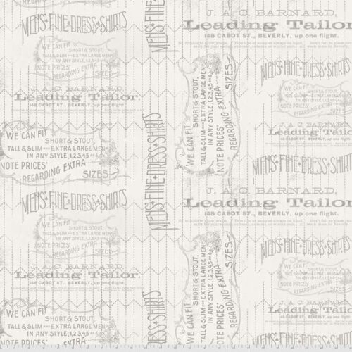 PWTH066.Linen Tailored, Monochrome by Tim Holtz