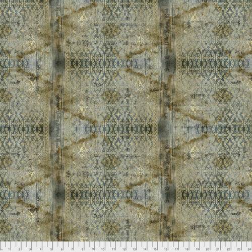 PWTH133.Neutral Stained Damask Abandoned by Tim Holtz