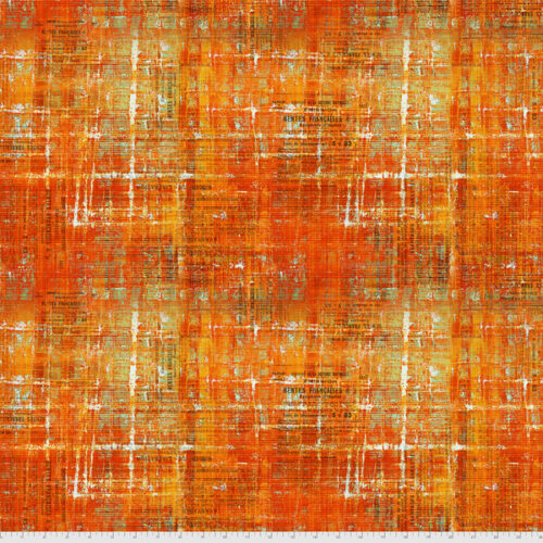 PWTH144.Sienna Scraped Layers, Abandoned by Tim Holtz