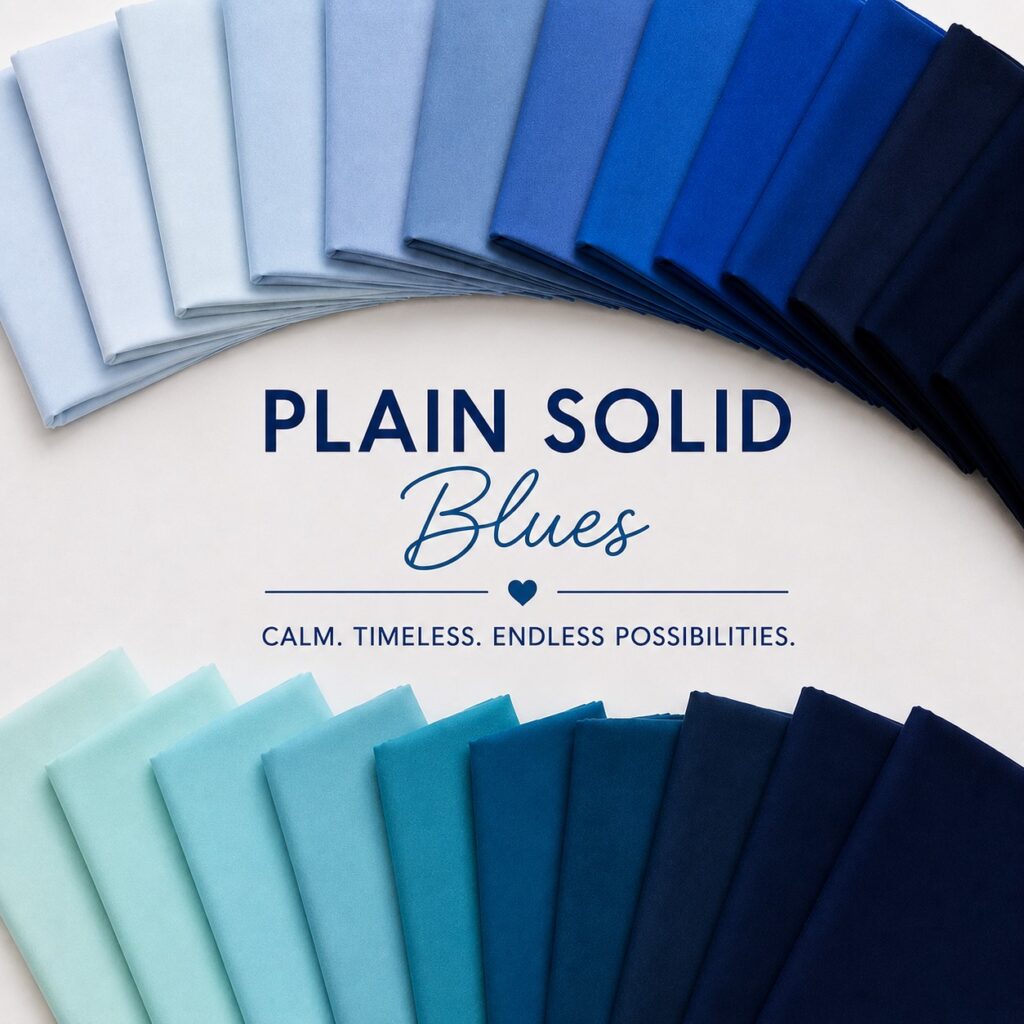 Plain Solid Blues